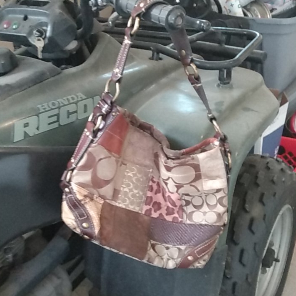 Coach Patchwork Carly Hobo Bag - Picture 2 of 3